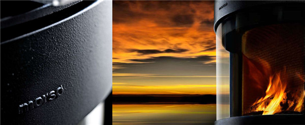 丹麥真火壁爐Morso 5660，墻壁上的風景.jpg