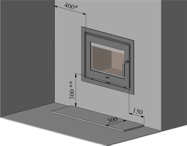 丹麥真火壁爐Morso 5660，墻壁上的風景.jpg