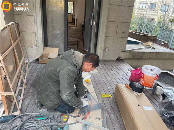 平客壁爐南京景楓你山別墅真火壁爐丹麥Aduro A9安裝.jpg