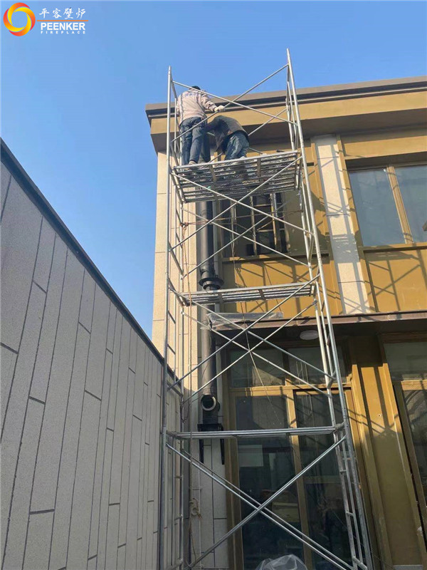 平客壁爐常州雅居樂別墅丹麥進口壁爐Aduro A9安裝.jpg