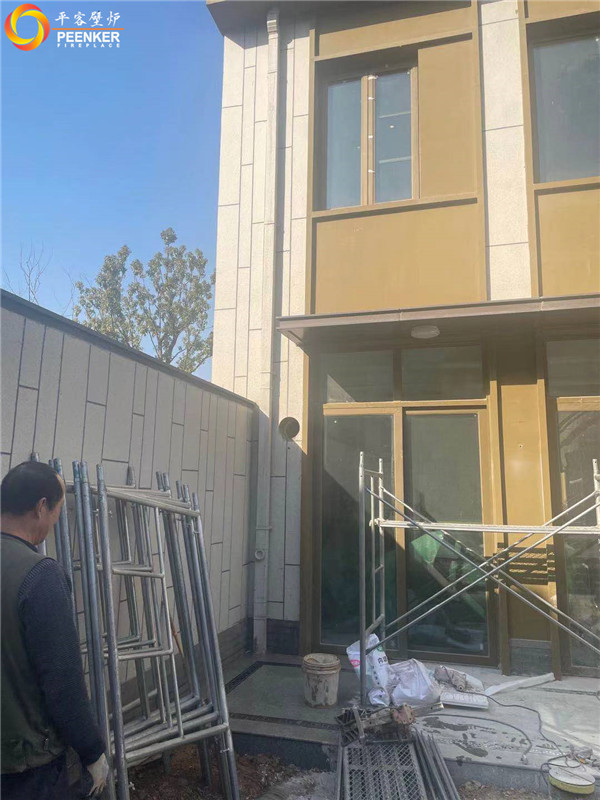 平客壁爐常州雅居樂別墅丹麥進口壁爐Aduro A9安裝.jpg