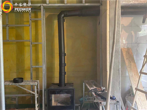 陜西西安曲江華著中城丹麥Aduro A5真火壁爐安裝.jpg