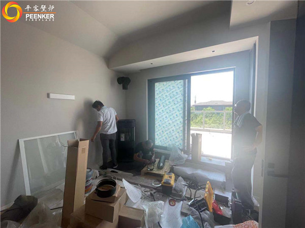 上海海上灣櫻園別墅丹麥Morso 8893壁爐安裝.jpg