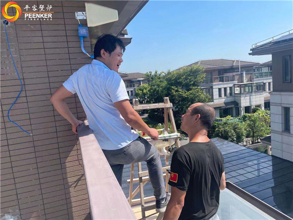 上海海上灣櫻園別墅丹麥Morso 8893壁爐安裝.jpg