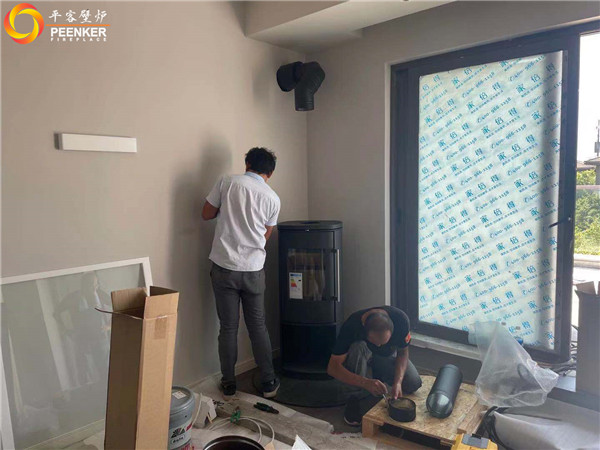 上海海上灣櫻園別墅丹麥Morso 8893壁爐安裝.jpg