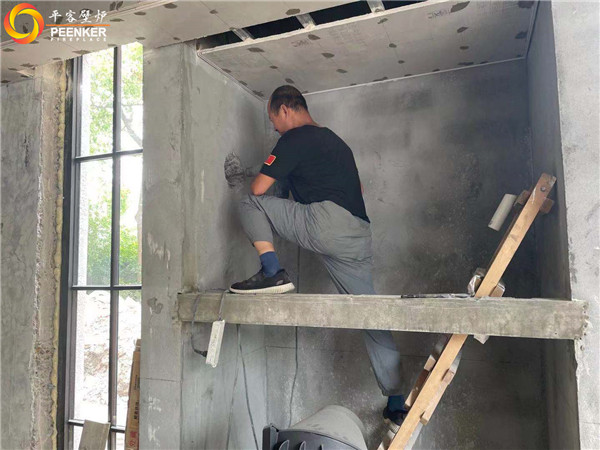 上海湯臣別墅丹麥Morso S101-11壁爐安裝.jpg