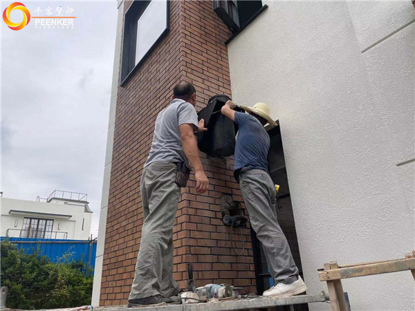 上海湯臣別墅丹麥Morso S101-11壁爐安裝.jpg