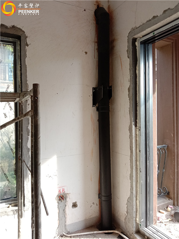 天津綠洲灣8號(hào)別墅加拿大Regency壁爐安裝裝.jpg