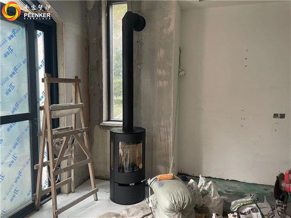 江蘇南通丹麥進口壁爐Aduro A9安裝.jpg