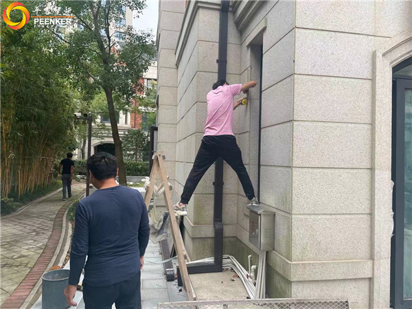 江蘇南通丹麥進口壁爐Aduro A9安裝.jpg