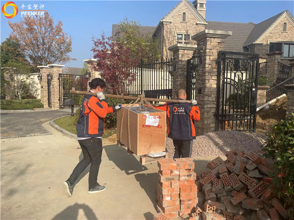 鎮(zhèn)江紫金七號別墅英國Northfire NF85壁爐安裝.jpg