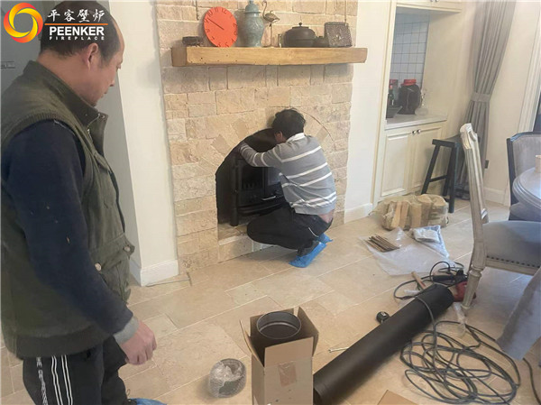 杭州九溪玫瑰園丹麥Morso 2110火爐安裝.jpg