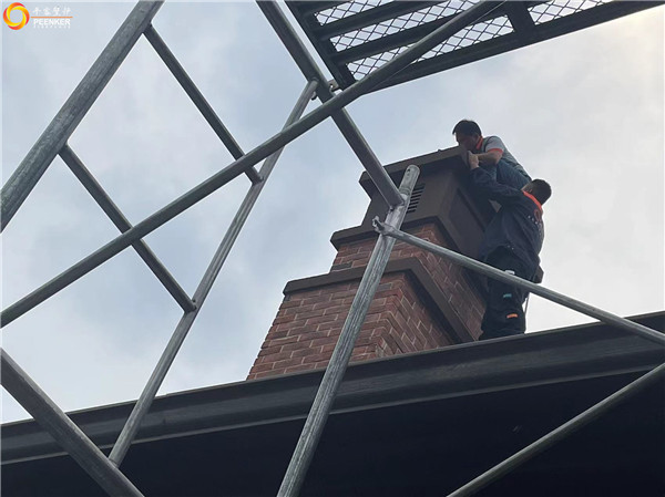 鎮(zhèn)江紫金7號別墅丹麥壁爐Morso S80-90安裝.jpg