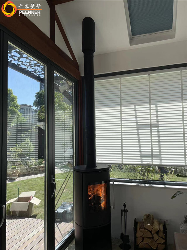 平客壁爐揚州山河園別墅丹麥Morso 8893真火壁爐安裝.jpg