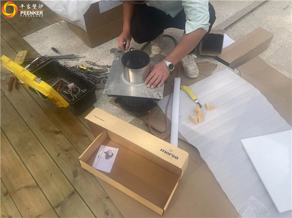 上海別墅丹麥鑄鐵火爐Morso 2140安裝.jpg