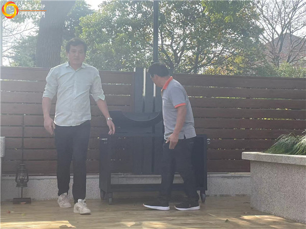 上海別墅庭院火爐丹麥Morso forno安裝.jpg