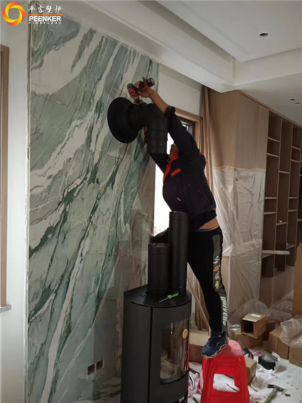 合肥御湖莊園別墅丹麥壁爐Aduro A9.1安裝.jpg