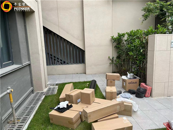 上海映虹橋別墅丹麥morso 6848獨立火爐安裝.jpg