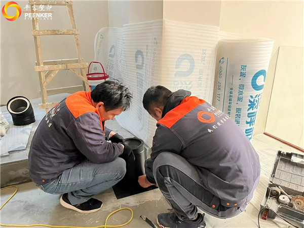 上海映虹橋別墅丹麥morso 6848獨立火爐安裝.jpg