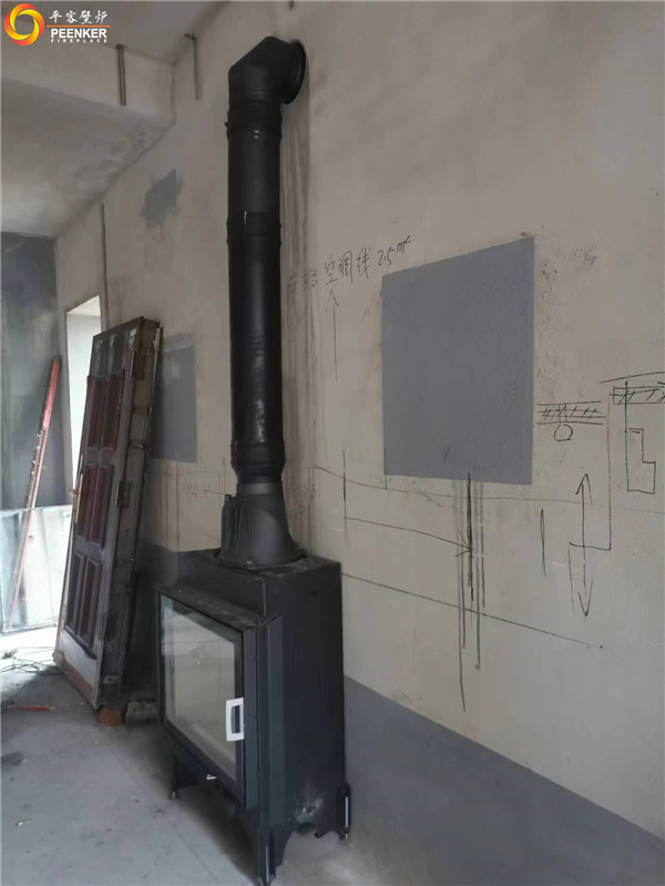 桂林棲山府丹麥真火壁爐Morso S101-11安裝.jpg