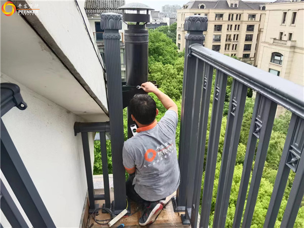 平客壁爐南京紫園小區(qū)丹麥真火壁爐Aduro A9.1安裝.jpg