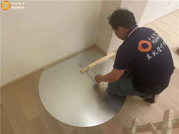 上海映虹橋別墅丹麥morso 6848獨立火爐安裝.jpg