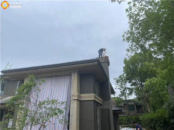 上海提香別墅丹麥morso S101-12嵌入式壁爐安裝.jpg