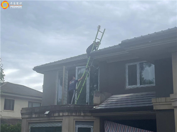 上海提香別墅丹麥morso S101-12嵌入式壁爐安裝.jpg