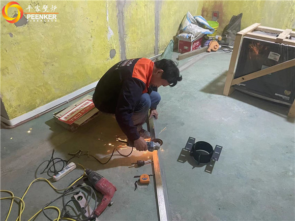 南京臥龍湖別墅丹麥進口壁爐Aduro A5安裝.jpg