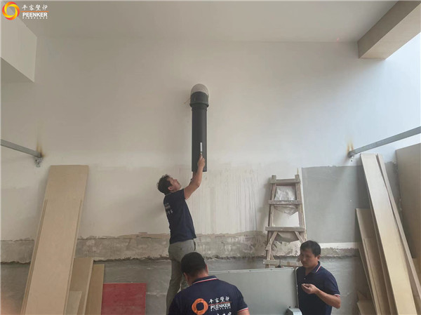 平客壁爐昆山綠地國際家園丹麥進(jìn)口壁爐Morso S101-12安裝.jpg