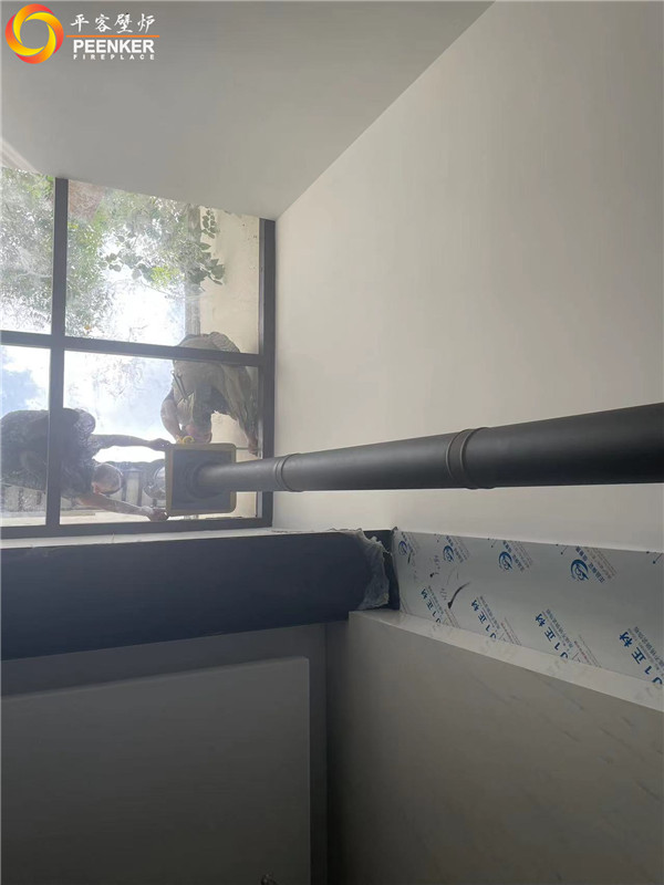 平客壁爐安吉望山竹別墅丹麥鑄鐵火爐Morso 6848安裝.jpg