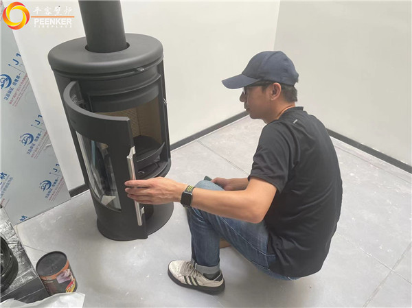 平客壁爐安吉望山竹別墅丹麥鑄鐵火爐Morso 6848安裝.jpg