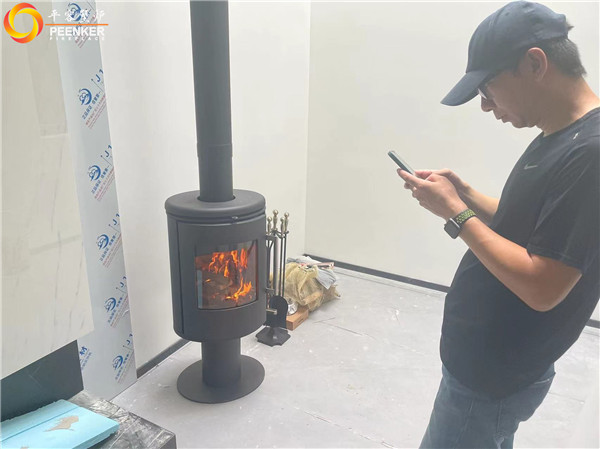 平客壁爐安吉望山竹別墅丹麥鑄鐵火爐Morso 6848安裝.jpg