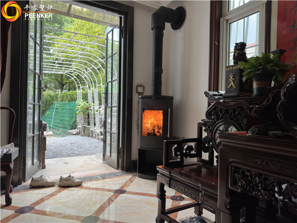 平客壁爐 | 上海金色維也納別墅丹麥進口壁爐Morso8892安裝.jpg