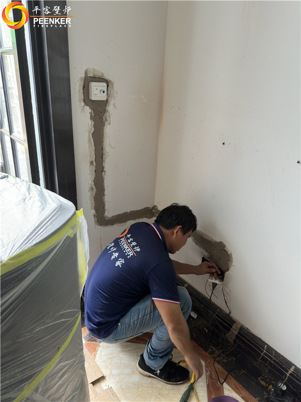 平客壁爐 | 上海金色維也納別墅丹麥進口壁爐Morso8892安裝.jpg