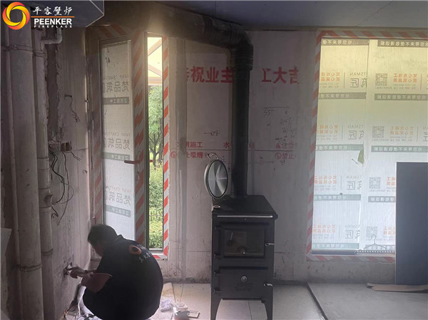 平客壁爐 | 杭州白鷺郡高層一樓英國ESSE壁爐安裝.jpg