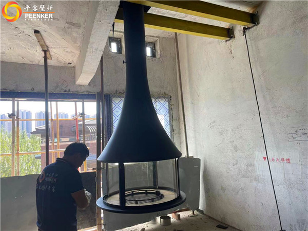 平客壁爐沈陽半島天境法國JC-Zelia 908藝術(shù)壁爐安裝.jpg