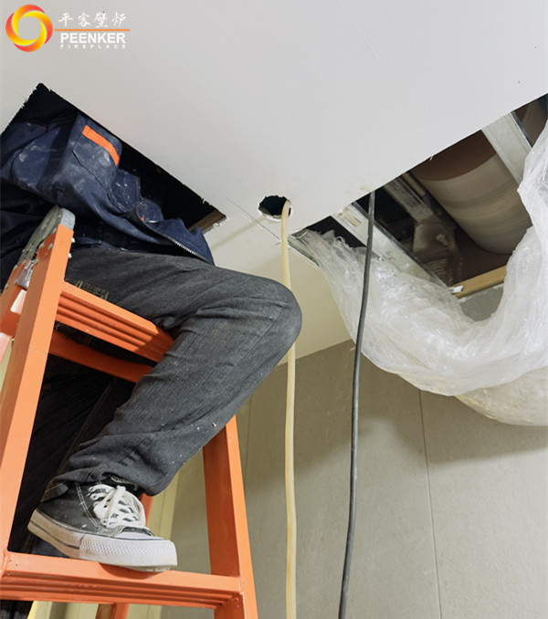 平客壁爐義烏自建別墅法國TOTEM嵌入式壁爐 901安裝.jpg