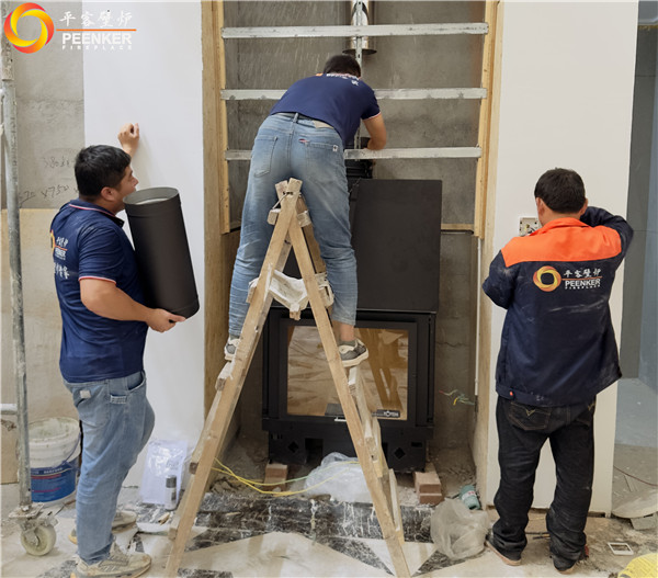 平客壁爐義烏自建別墅法國TOTEM嵌入式壁爐 901安裝.jpg