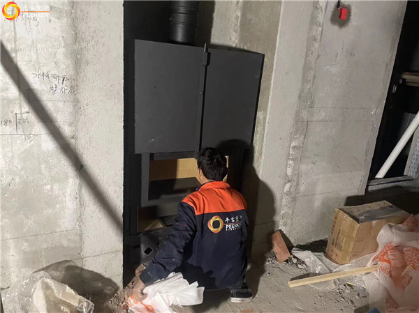 平客壁爐上海東郊花園別墅嵌入式壁爐法國TOTEM F901安裝.jpg