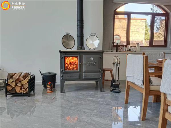 南京高德莊園別墅英國ESSE可做飯取暖壁爐安裝.jpg