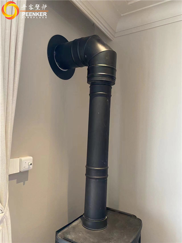 重慶新江與城天越丹麥Morso 2140壁爐安裝.jpg