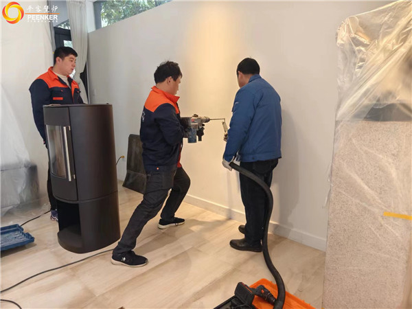 上海武寧路會(huì)所丹麥壁爐Morso8893+風(fēng)機(jī)安裝 | 平客壁爐.jpg