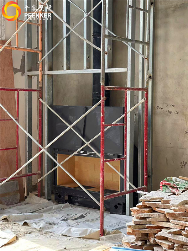 平客壁爐 | 廣西桂林別墅法國(guó)TOTEM H1300嵌入壁爐安裝.jpg