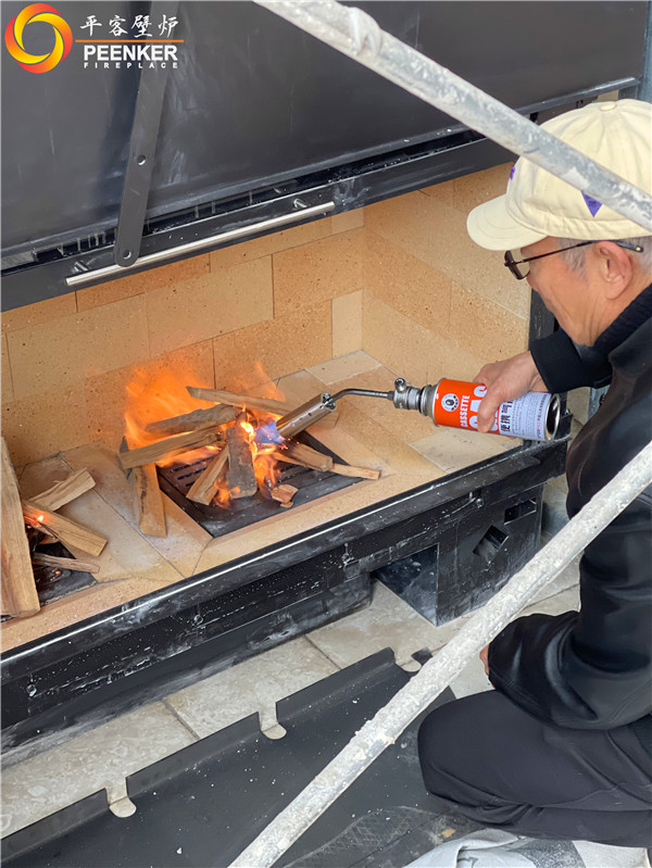 平客壁爐 | 廣西桂林別墅法國(guó)TOTEM H1300嵌入壁爐安裝.jpg