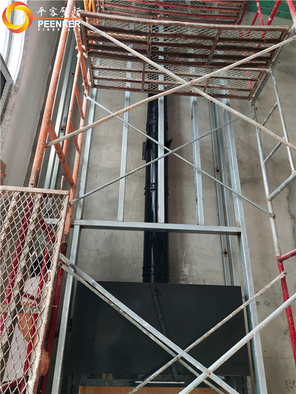 平客壁爐 | 廣西桂林別墅法國(guó)TOTEM H1300嵌入壁爐安裝.jpg