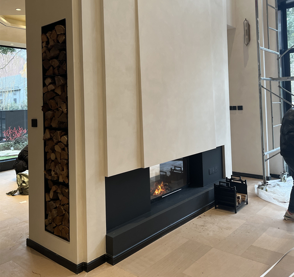 上海別墅法國(guó)TOTEM雙面壁爐安裝.jpg