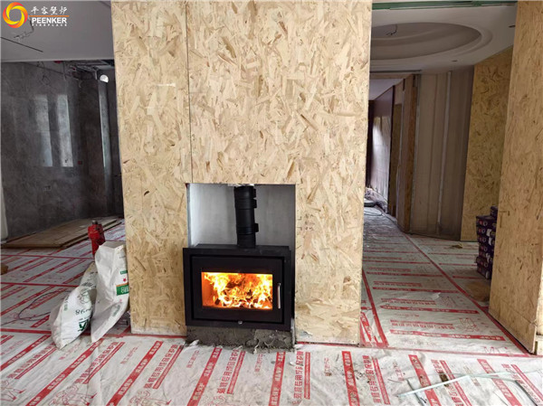 揚州錦苑北區(qū)別墅丹麥真火壁爐Morso 5660安裝.jpg