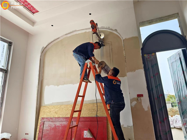 馬鞍山鳴月苑別墅丹麥Aduro A9.1進(jìn)口壁爐安裝.jpg