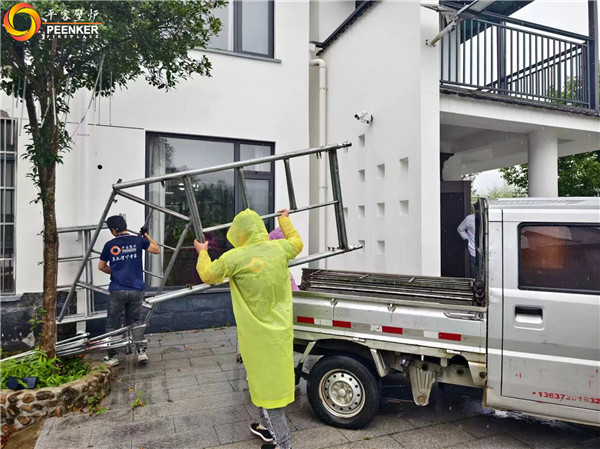 黃山北麓人家丹麥Aduro A17進(jìn)口壁爐安裝.jpg